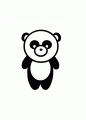 Coloriage Petit panda