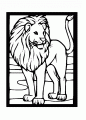 Coloriage Lion et dessin Lion