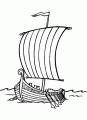 Coloriage Bateau Viking