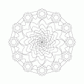 Coloriage Mandala