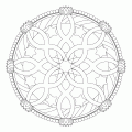 Coloriage Mandala