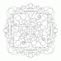 Coloriage Mandala